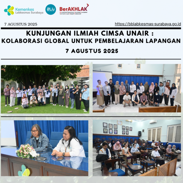 Kunjungan Ilmiah CIMSA UNAIR : Kolaborasi Global untuk Pembelajaran Lapangan